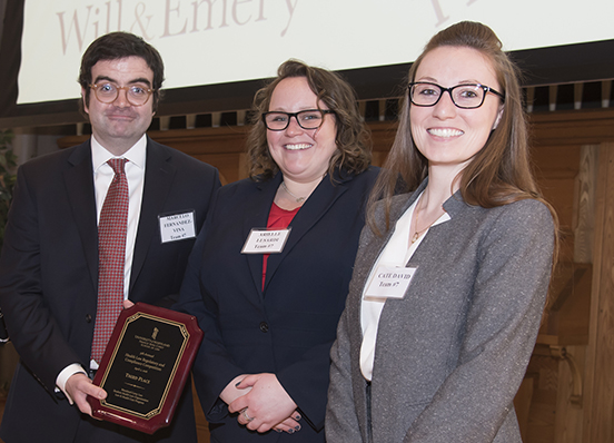 Students win Third Place at 5th Annual University of Maryland Health Law Regulatory & Compliance Competition - 2016